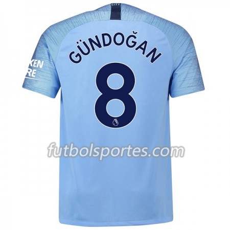 Camisetas Manchester City Gundogan 8 Primera Equipacion 2018/2019